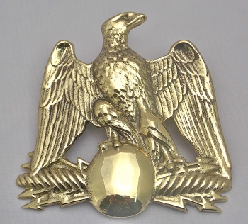 Aigle bronze verni pour f�t de tambour