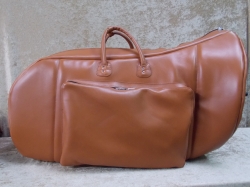 Housse luxe tout cuir pour Tuba sac � dos