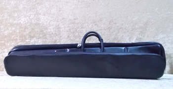 Housse luxe tout cuir pour sacqueboute