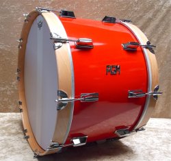 Grosse Caisse Fibres de Verre - 22'' � coquilles - 56x42cm