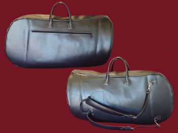 Housse luxe tout cuir pour Tuba sac � dos