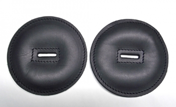 Rondelles luxes rembourr�es en cuir pour poign�es de cymbales (x2)